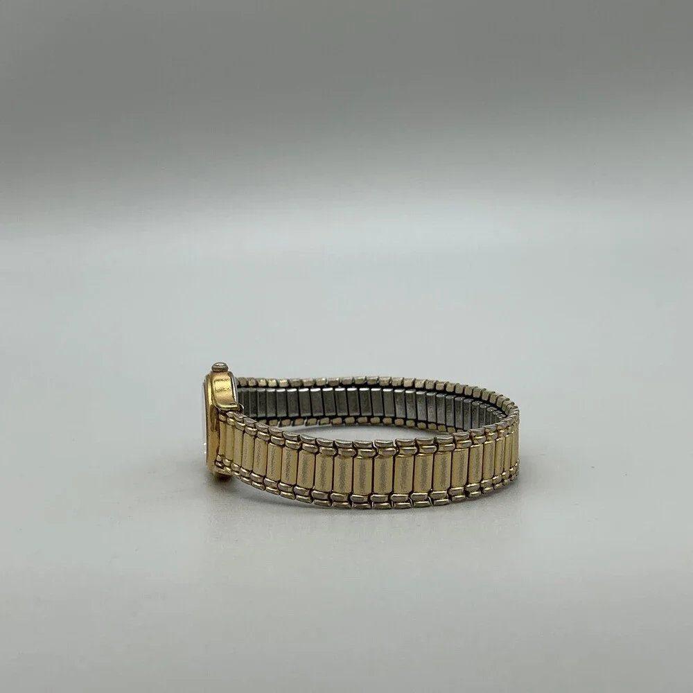 Vintage Seiko Womens Watch 20mm Gold Tone Stretch Band 1N01-0E19 New Battery